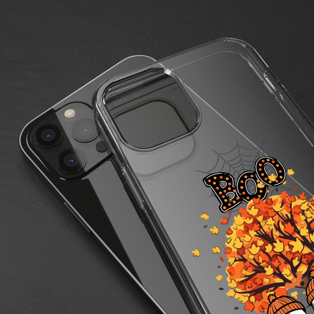 Autumn Ghosts Clear Phone Case - GlamDigitalBossCo