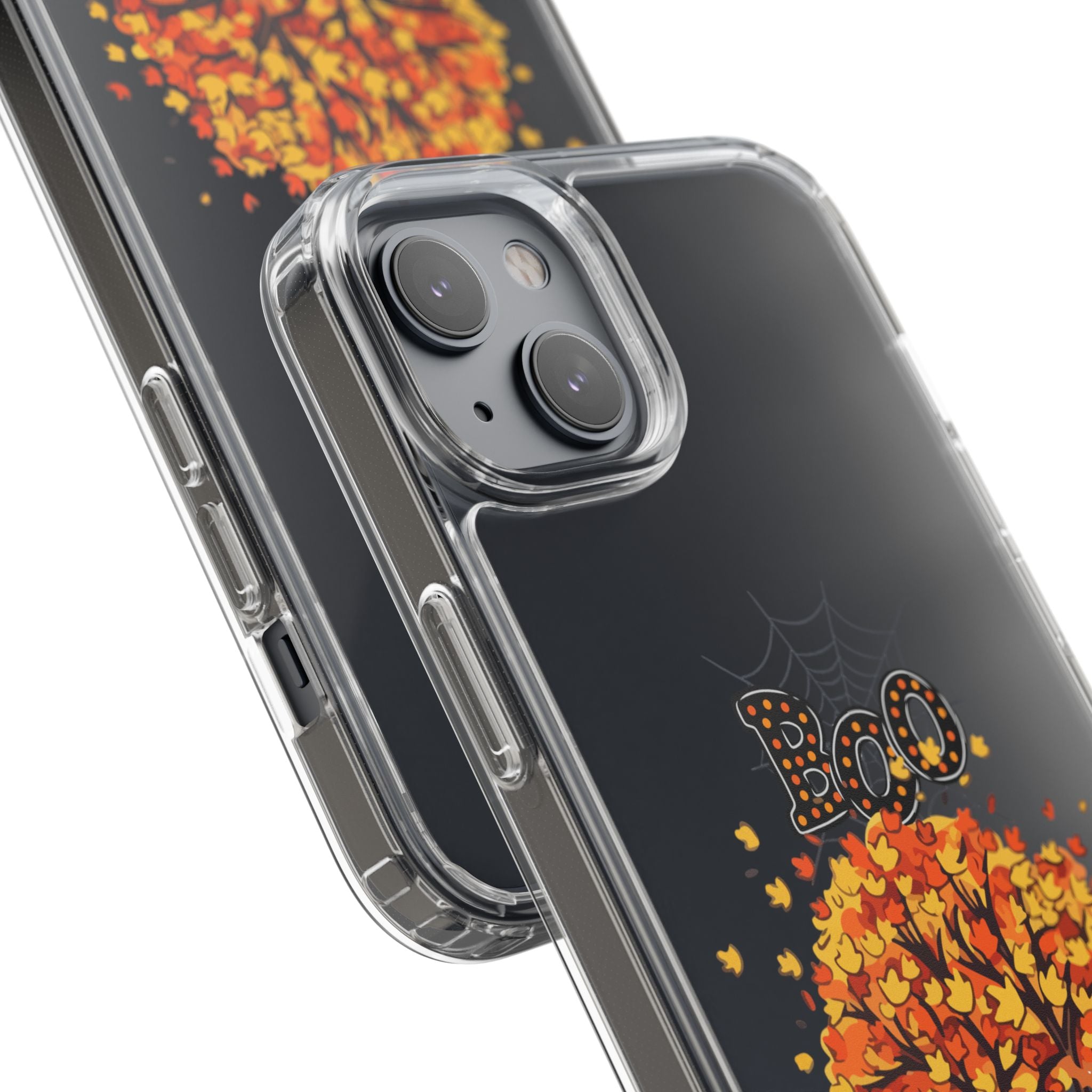 Autumn Ghosts Clear Phone Case - GlamDigitalBossCo