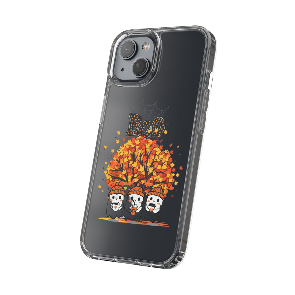 Autumn Ghosts Clear Phone Case - GlamDigitalBossCo
