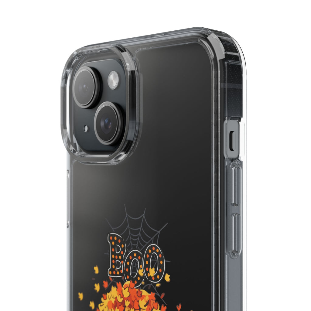 Autumn Ghosts Clear Phone Case - GlamDigitalBossCo