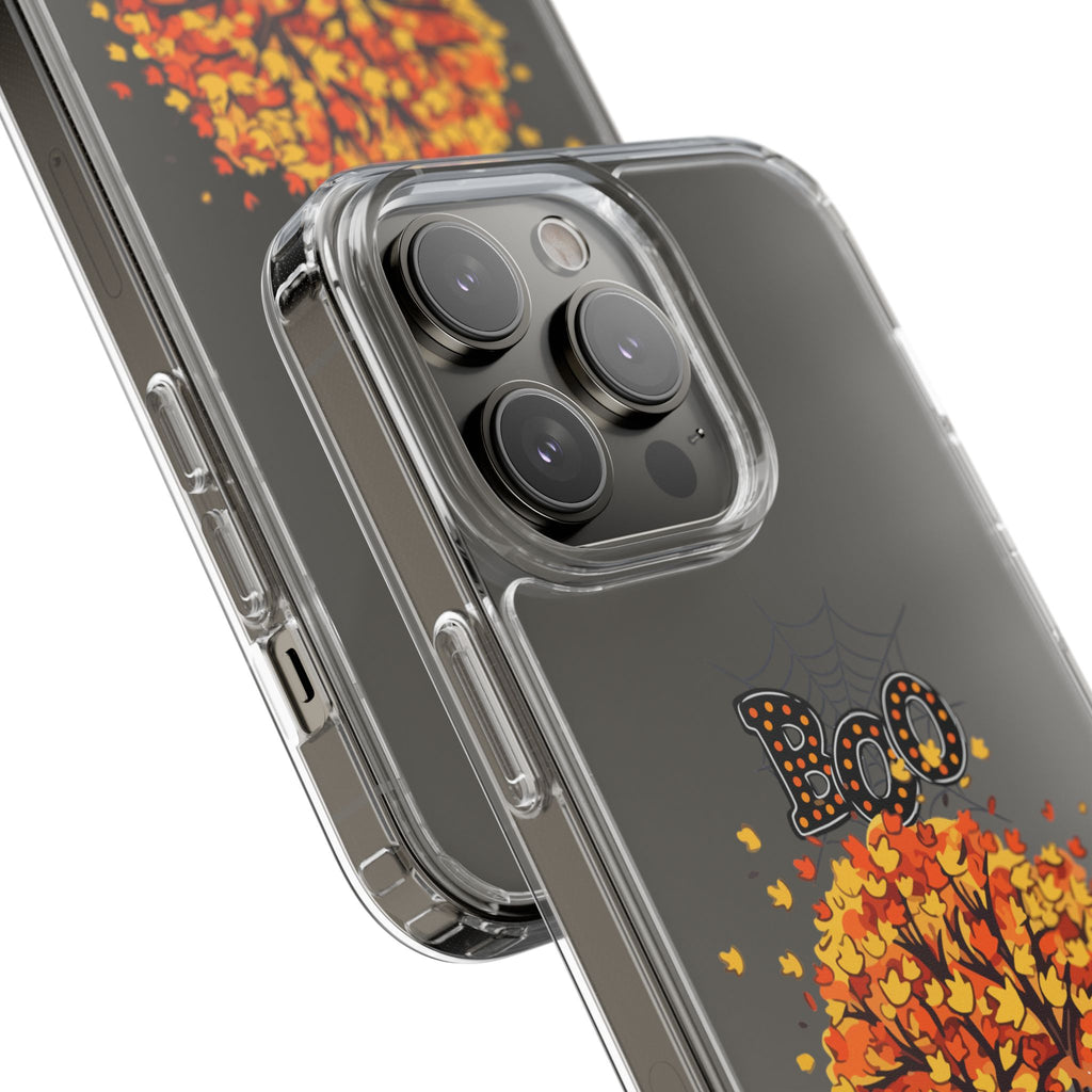 Autumn Ghosts Clear Phone Case - GlamDigitalBossCo