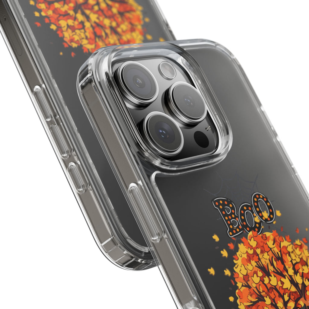 Autumn Ghosts Clear Phone Case - GlamDigitalBossCo