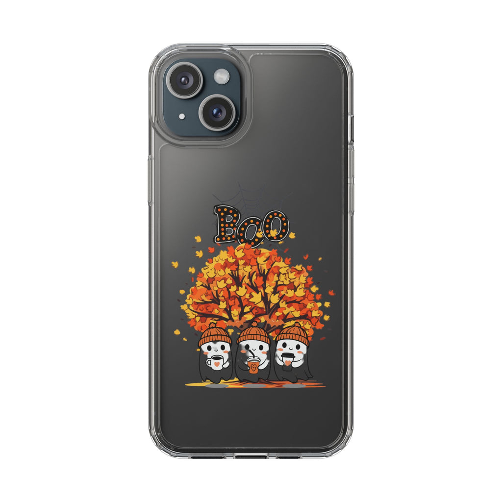 Autumn Ghosts Clear Phone Case - GlamDigitalBossCo