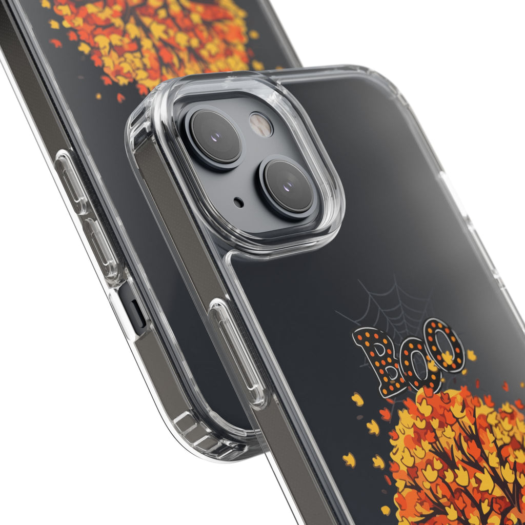 Autumn Ghosts Clear Phone Case - GlamDigitalBossCo