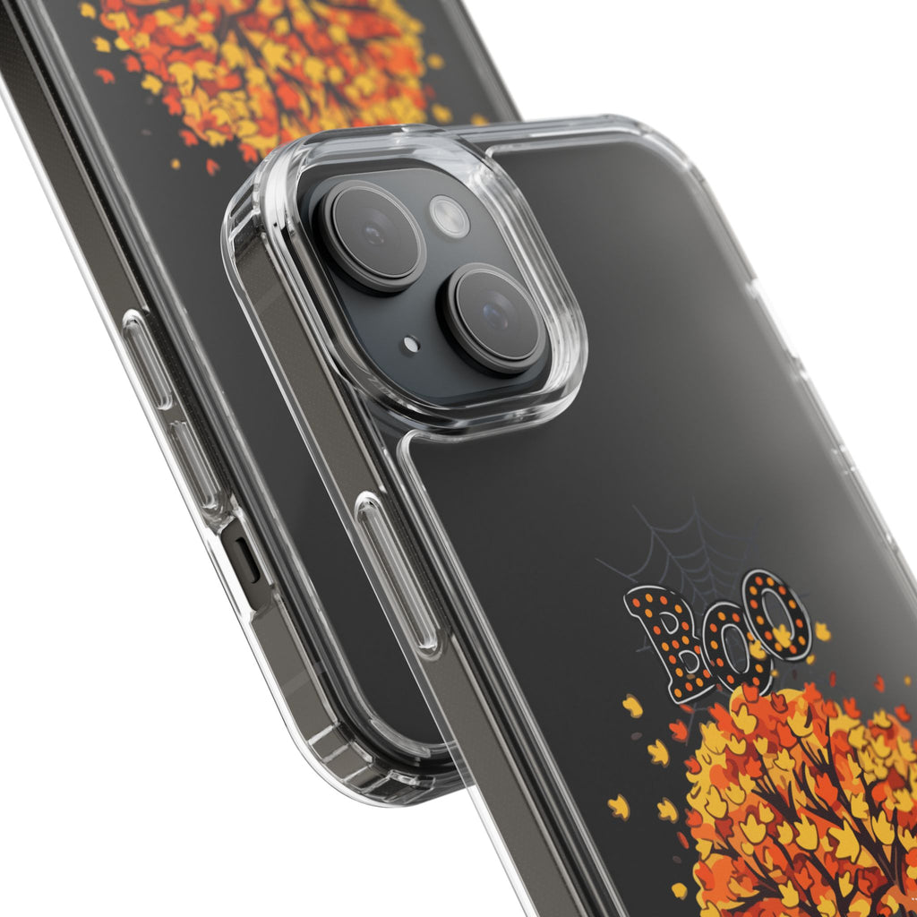 Autumn Ghosts Clear Phone Case - GlamDigitalBossCo