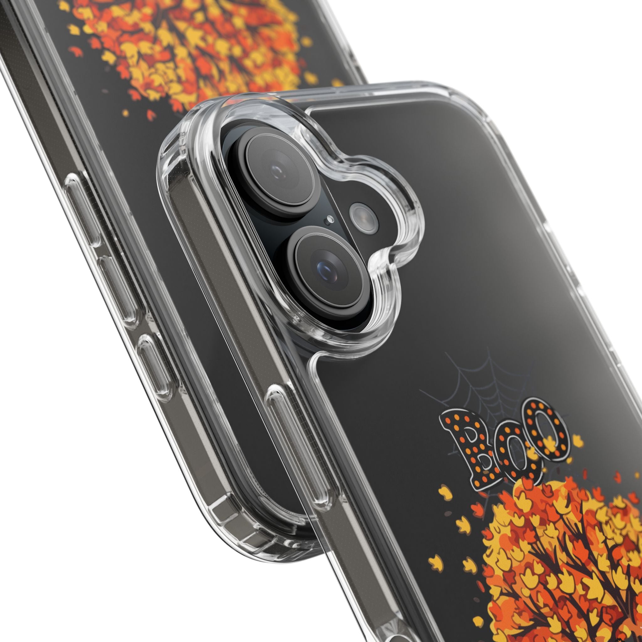 Autumn Ghosts Clear Phone Case - GlamDigitalBossCo