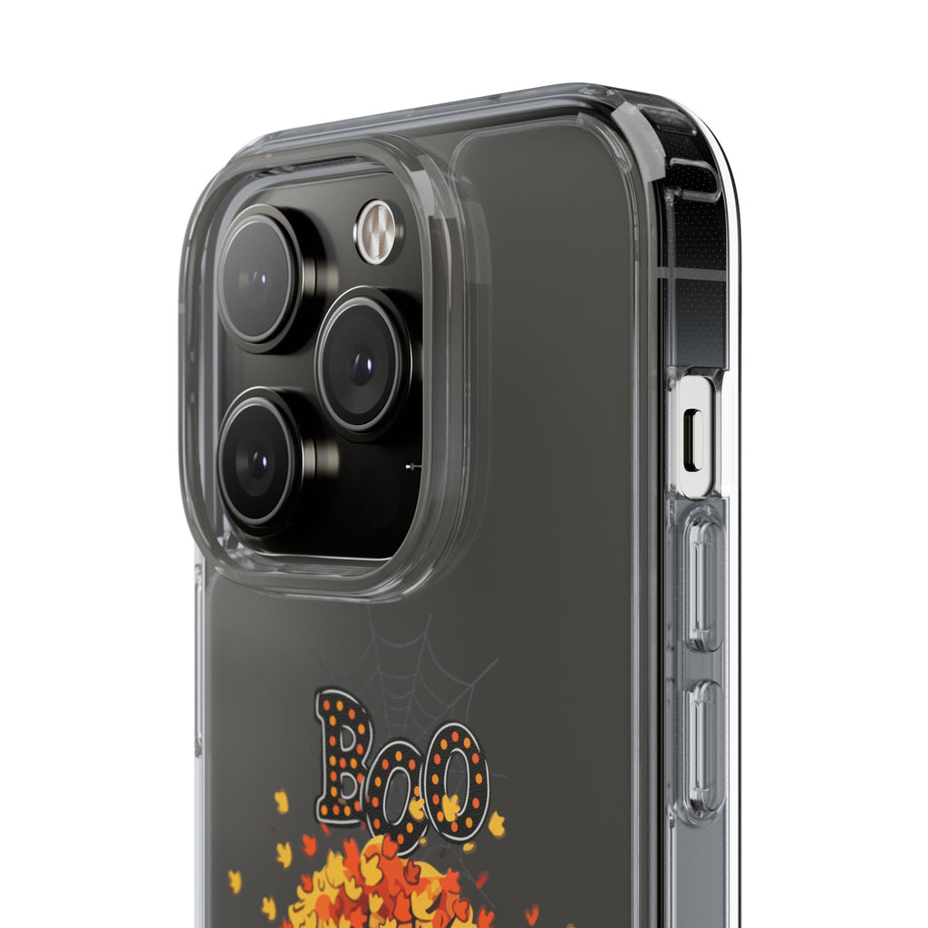 Autumn Ghosts Clear Phone Case - GlamDigitalBossCo