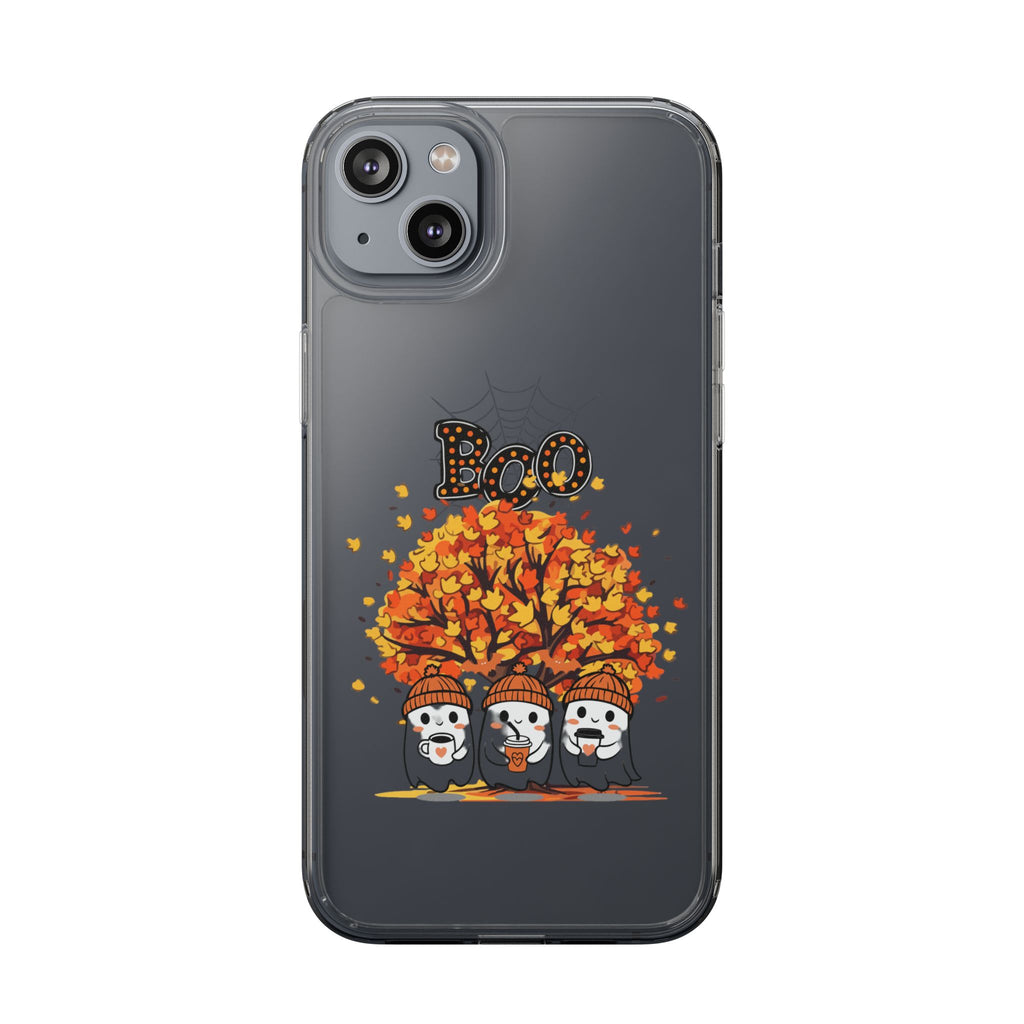 Autumn Ghosts Clear Phone Case - GlamDigitalBossCo