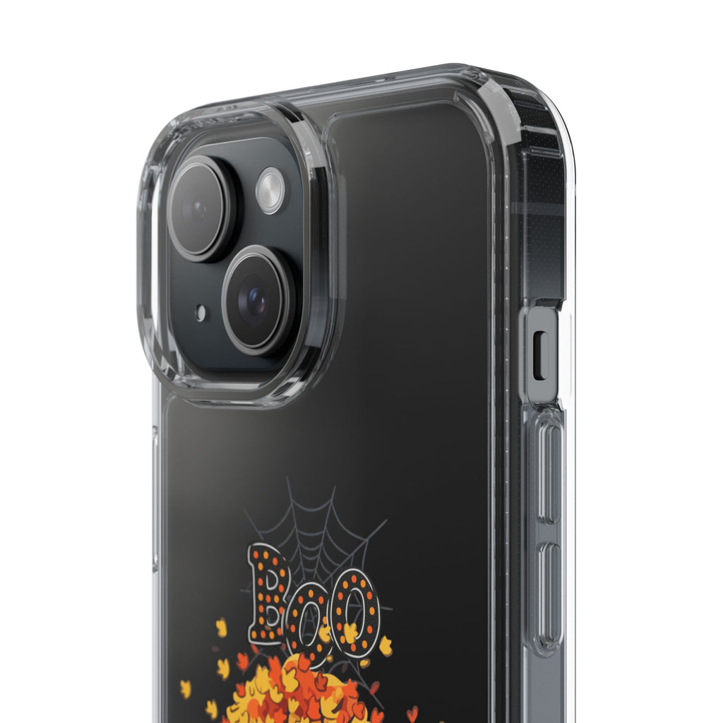 Autumn Ghosts Clear Phone Case - GlamDigitalBossCo