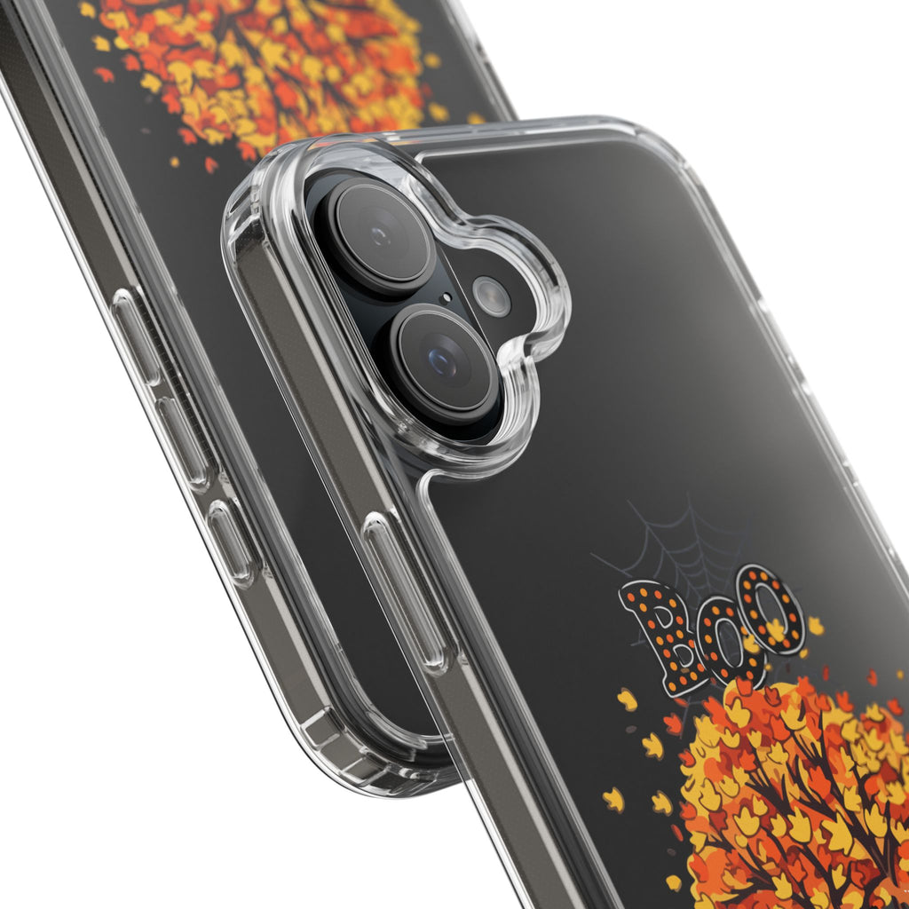 Autumn Ghosts Clear Phone Case - GlamDigitalBossCo
