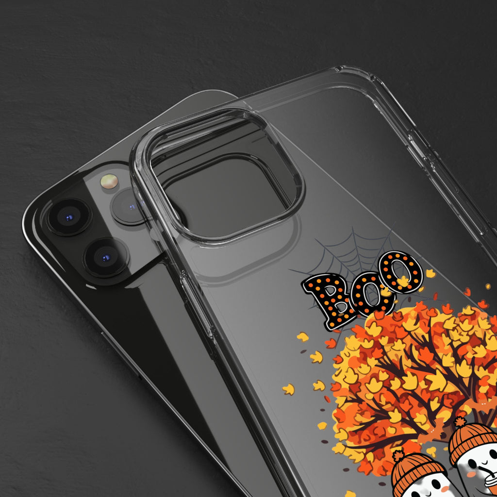 Autumn Ghosts Clear Phone Case - GlamDigitalBossCo