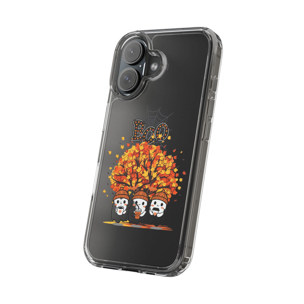 Autumn Ghosts Clear Phone Case - GlamDigitalBossCo