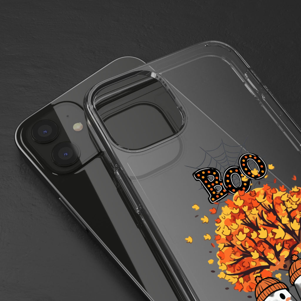 Autumn Ghosts Clear Phone Case - GlamDigitalBossCo