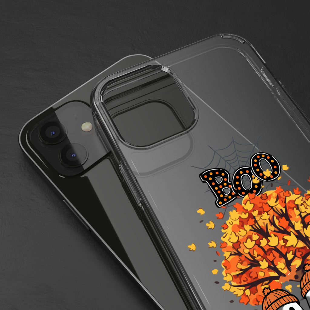 Autumn Ghosts Clear Phone Case - GlamDigitalBossCo