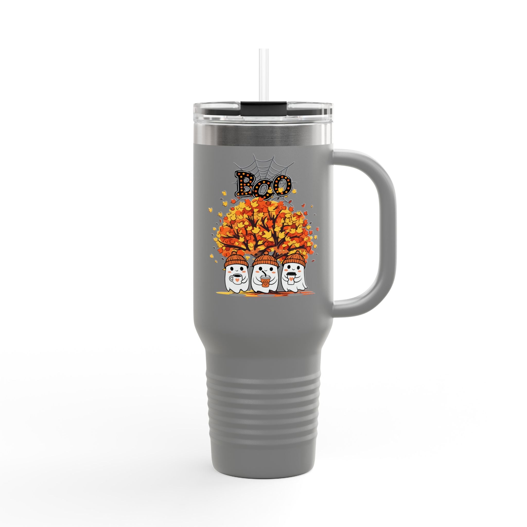 Autumn-Themed Insulated Travel Mug, 40oz - GlamDigitalBossCo
