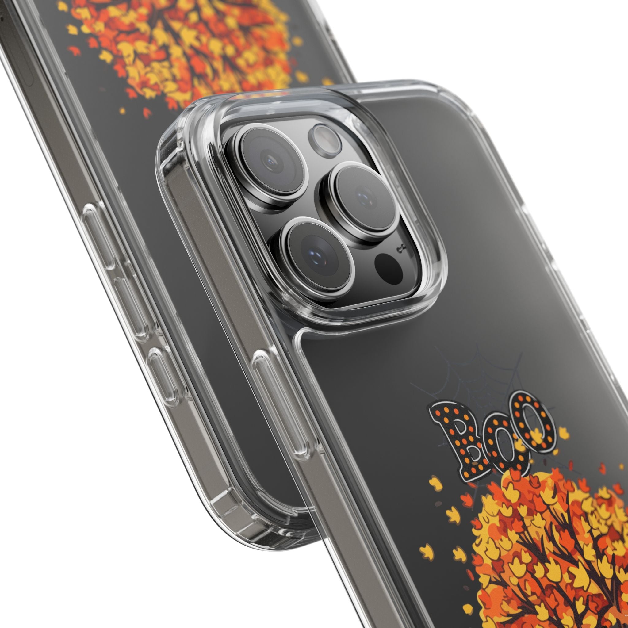 Autumn Ghosts Clear Phone Case - GlamDigitalBossCo