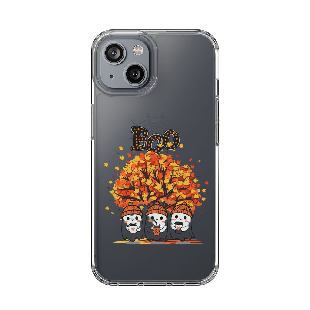Autumn Ghosts Clear Phone Case - GlamDigitalBossCo