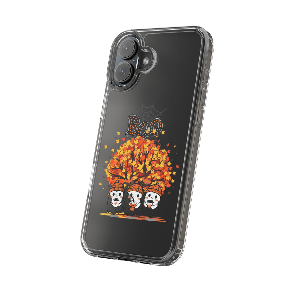 Autumn Ghosts Clear Phone Case - GlamDigitalBossCo