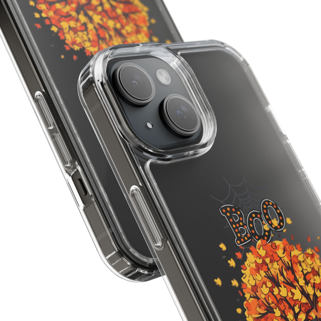 Autumn Ghosts Clear Phone Case - GlamDigitalBossCo