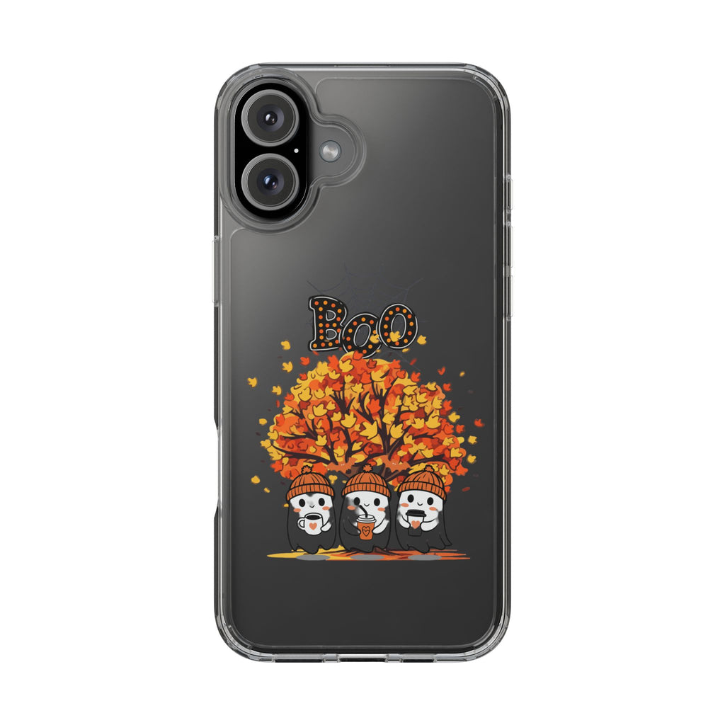 Autumn Ghosts Clear Phone Case - GlamDigitalBossCo