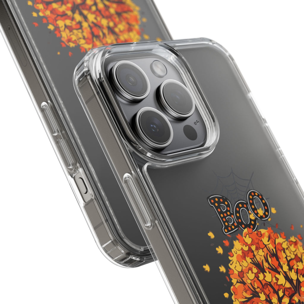 Autumn Ghosts Clear Phone Case - GlamDigitalBossCo