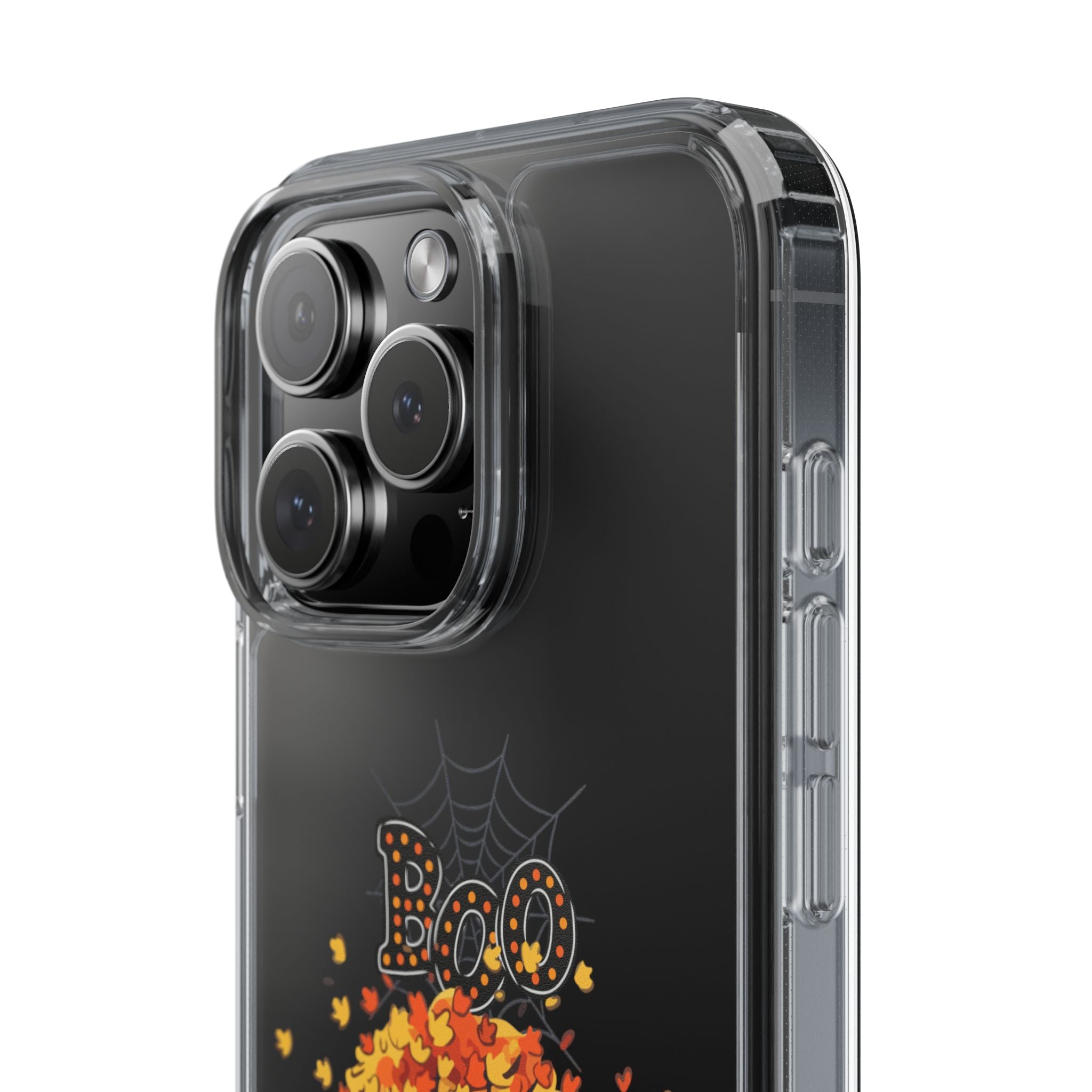 Autumn Ghosts Clear Phone Case - GlamDigitalBossCo