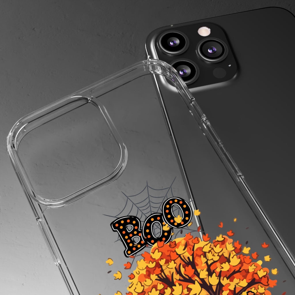 Autumn Ghosts Clear Phone Case - GlamDigitalBossCo