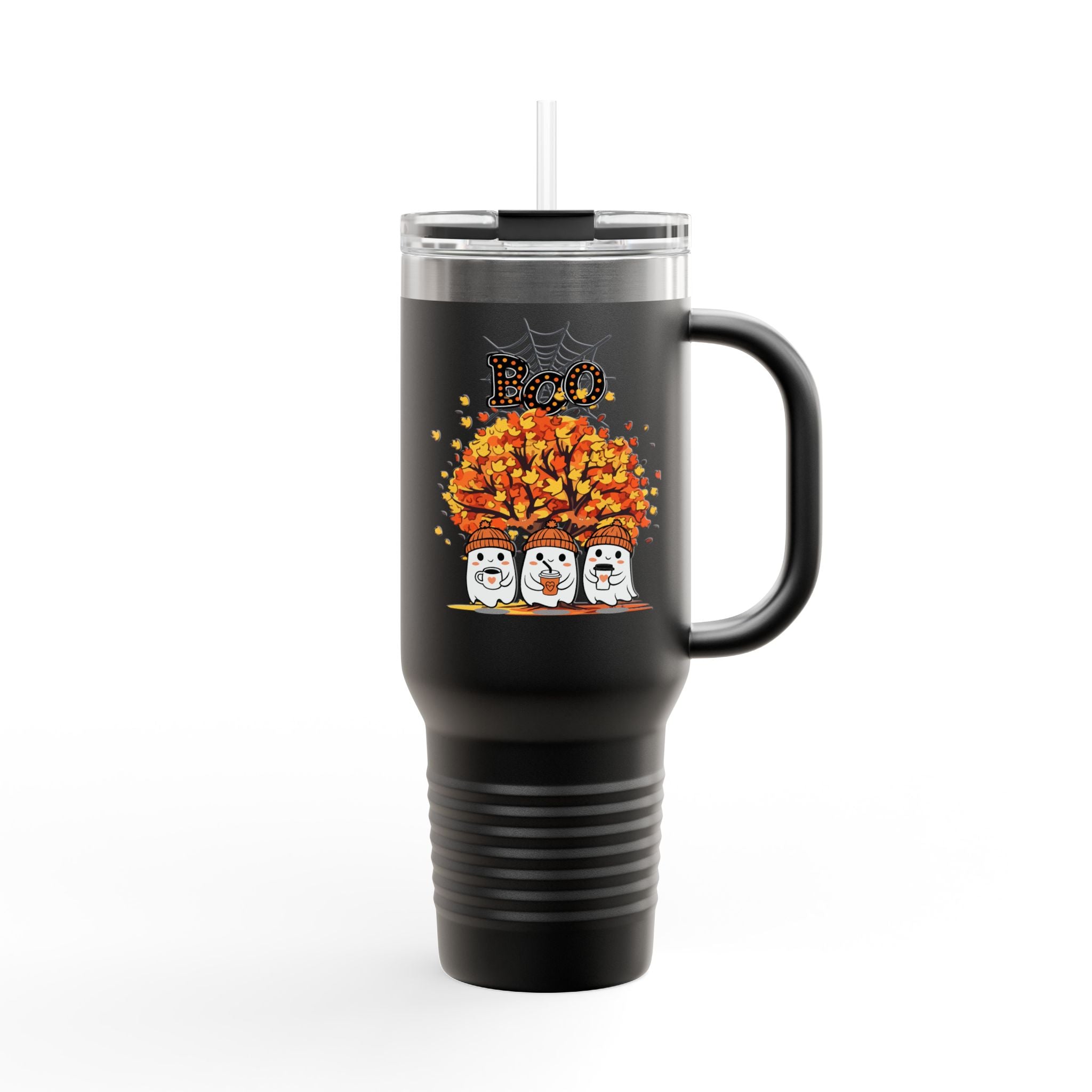 Autumn-Themed Insulated Travel Mug, 40oz - GlamDigitalBossCo