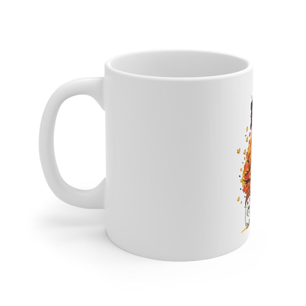 Autumn Boo Mug, Cute Ghosts Coffee Cup - GlamDigitalBossCo