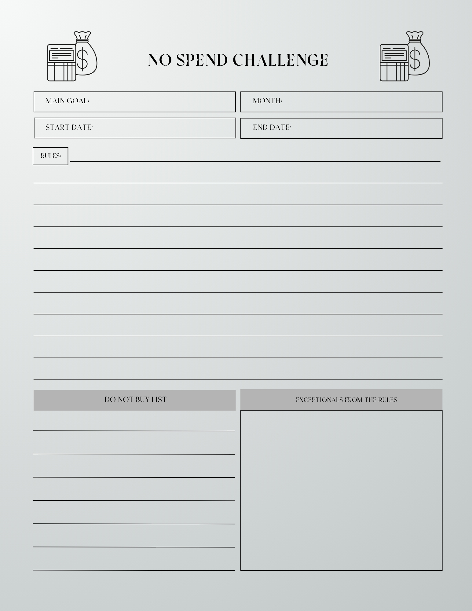 2025 Budget Planner - GlamDigitalBossCo