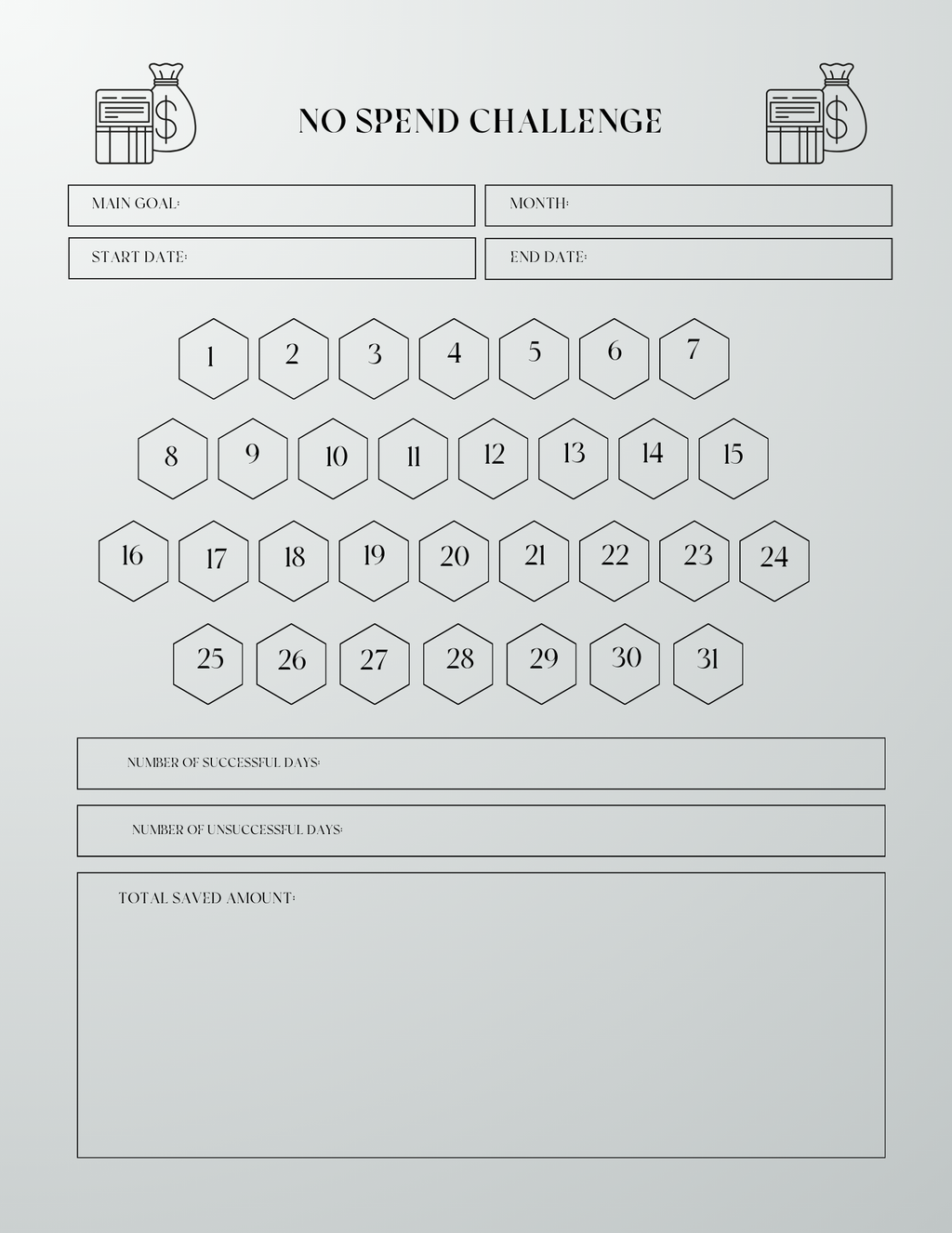 2025 Budget Planner - GlamDigitalBossCo