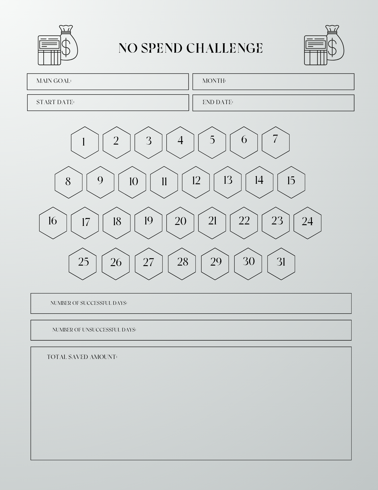 2025 Budget Planner - GlamDigitalBossCo