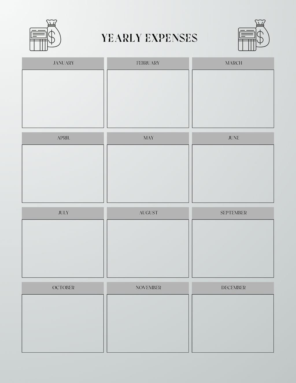 2025 Budget Planner - GlamDigitalBossCo