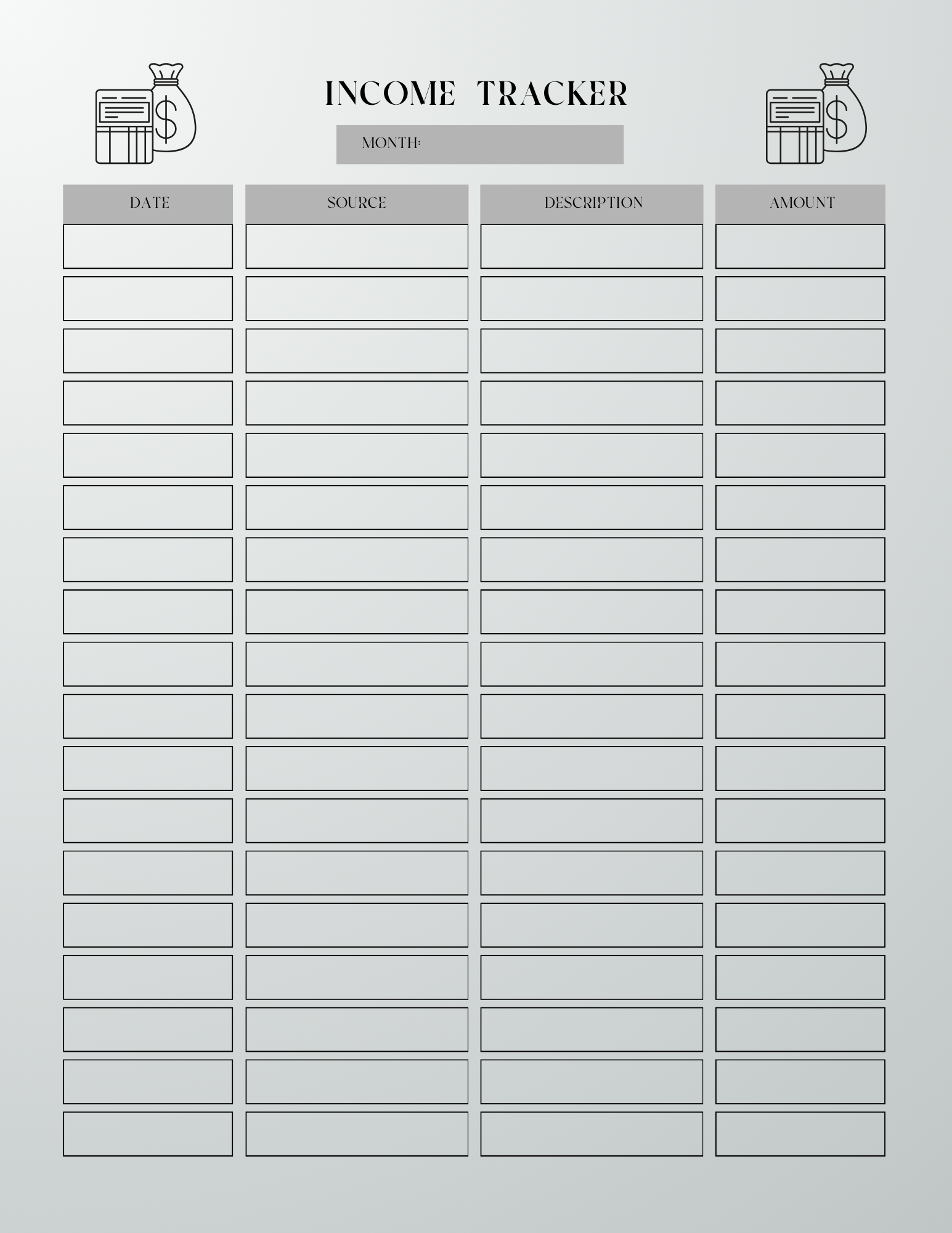 2025 Budget Planner - GlamDigitalBossCo