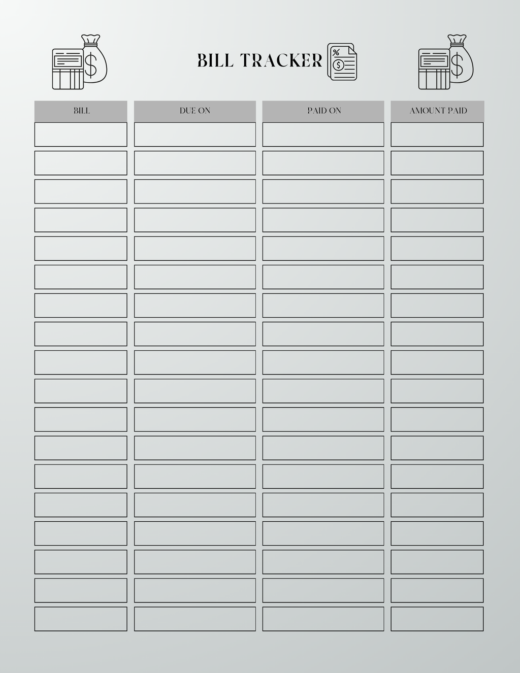 2025 Budget Planner - GlamDigitalBossCo