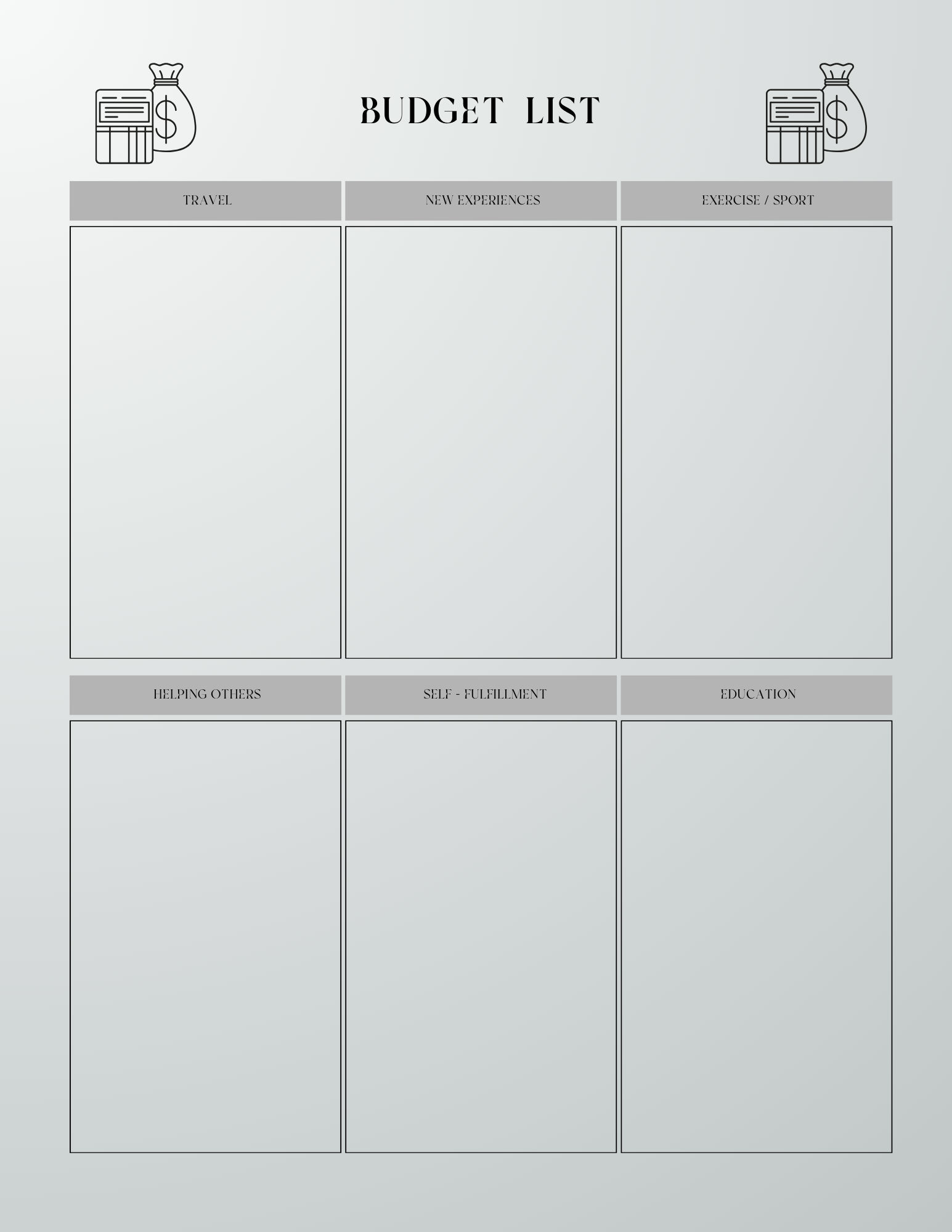 2025 Budget Planner - GlamDigitalBossCo