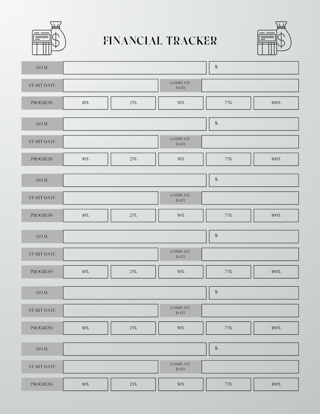 2025 Budget Planner - GlamDigitalBossCo