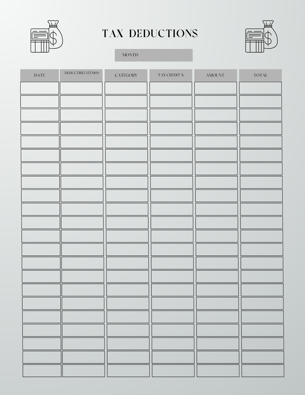2025 Budget Planner - GlamDigitalBossCo