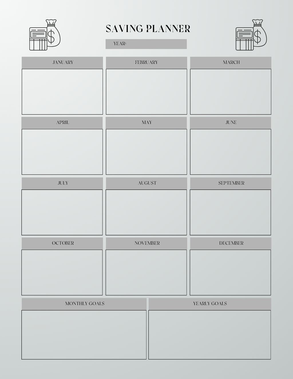 2025 Budget Planner - GlamDigitalBossCo