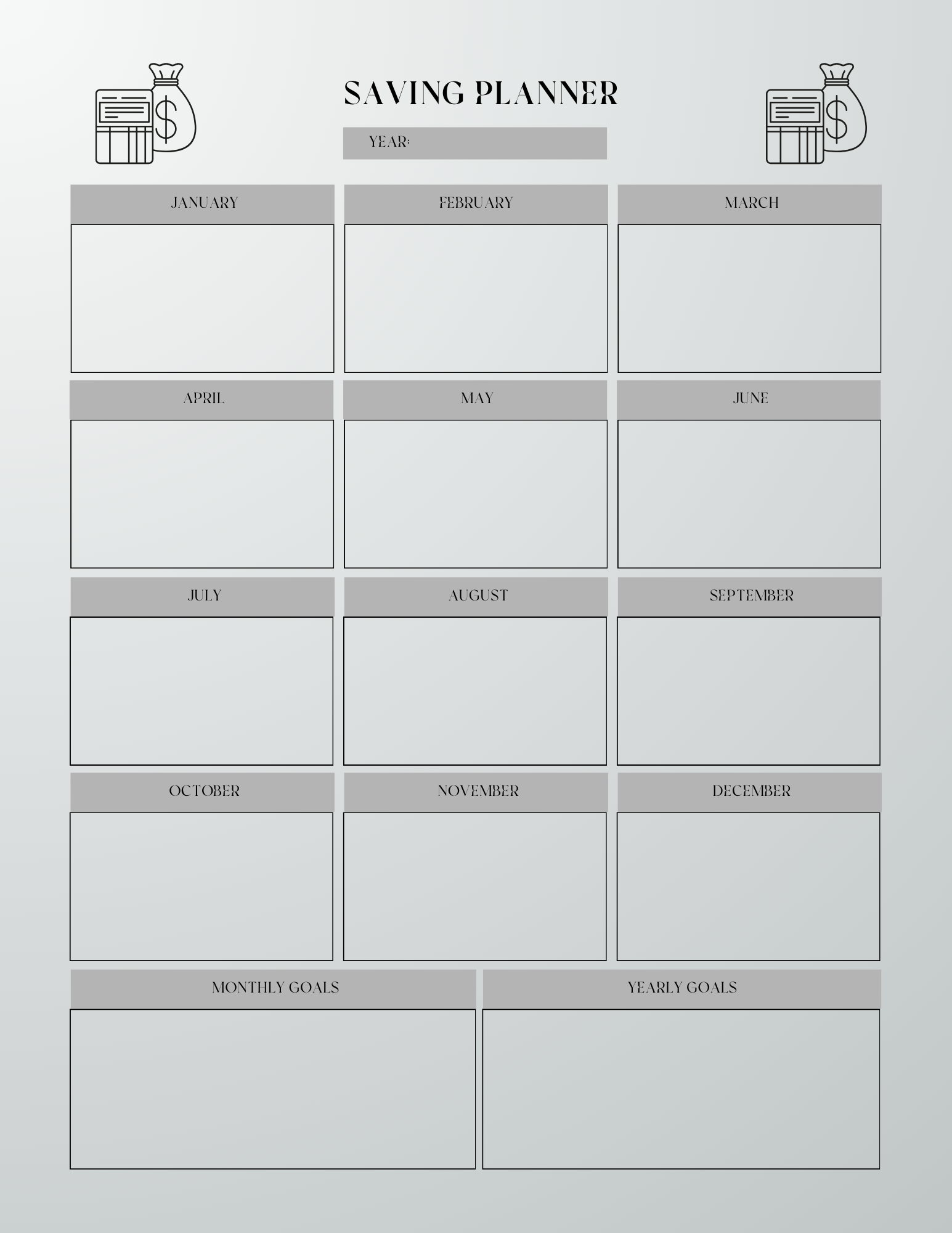 2025 Budget Planner - GlamDigitalBossCo