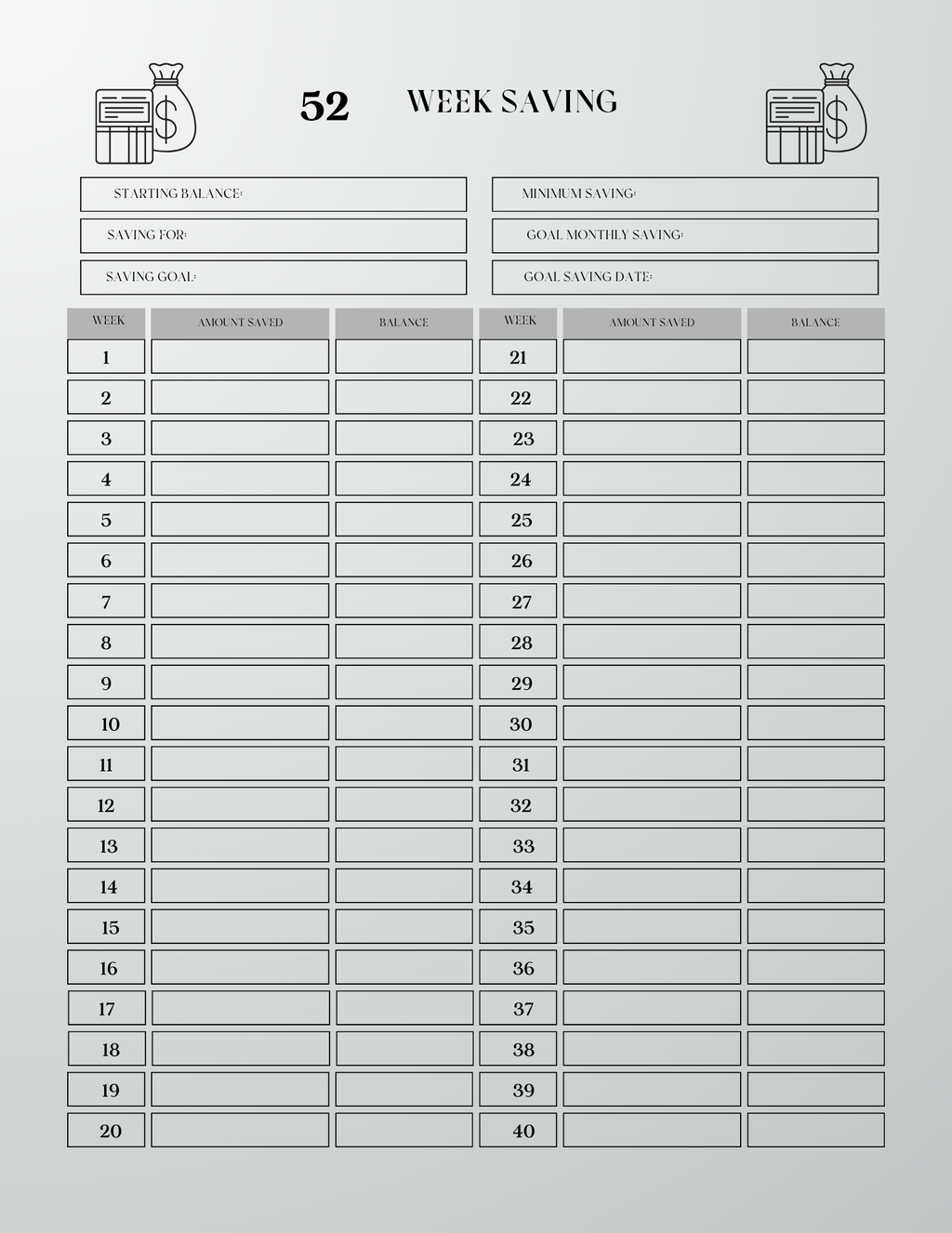 2025 Budget Planner - GlamDigitalBossCo