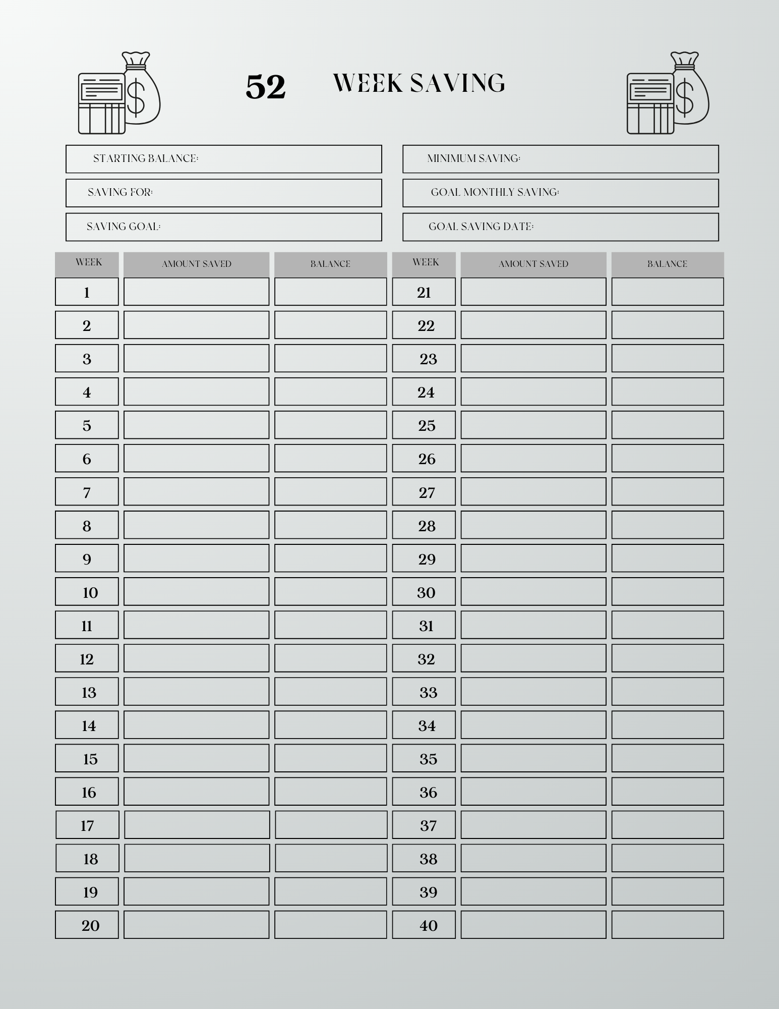 2025 Budget Planner - GlamDigitalBossCo