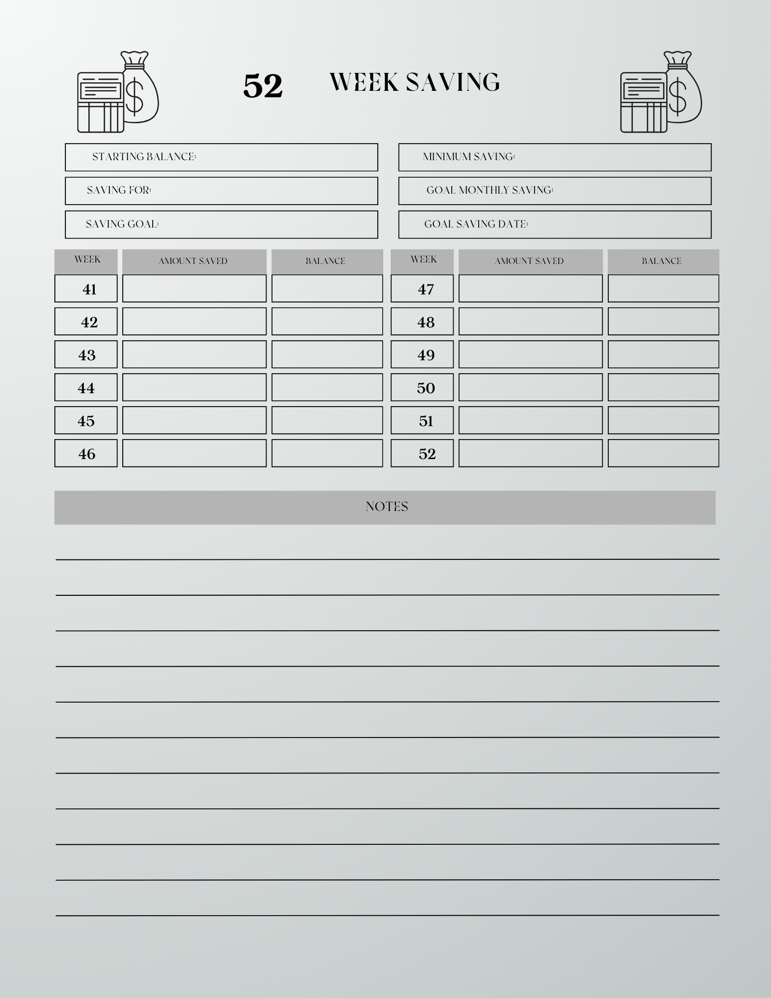 2025 Budget Planner - GlamDigitalBossCo
