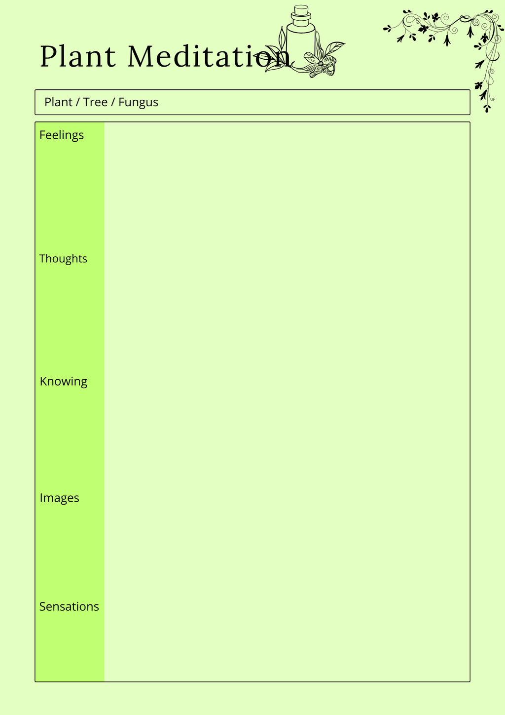 Herbs & Essential Oils Planner - GlamDigitalBossCo