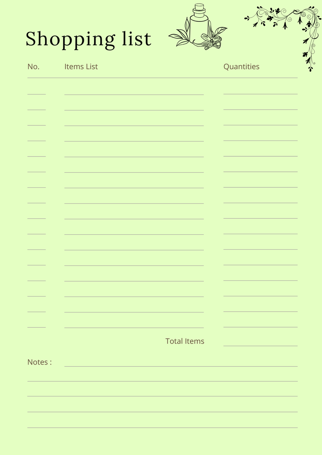 Herbs & Essential Oils Planner - GlamDigitalBossCo