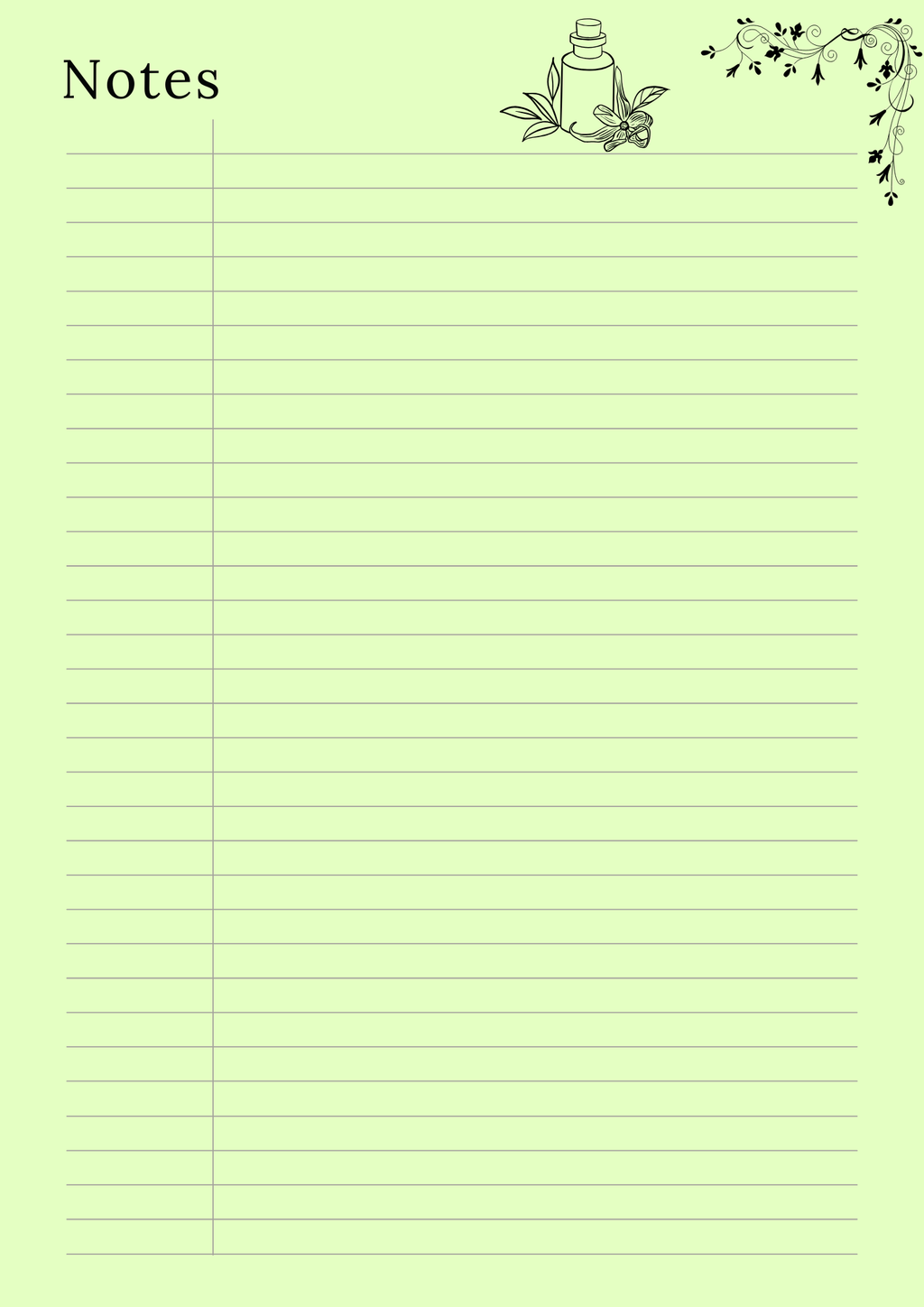 Herbs & Essential Oils Planner - GlamDigitalBossCo