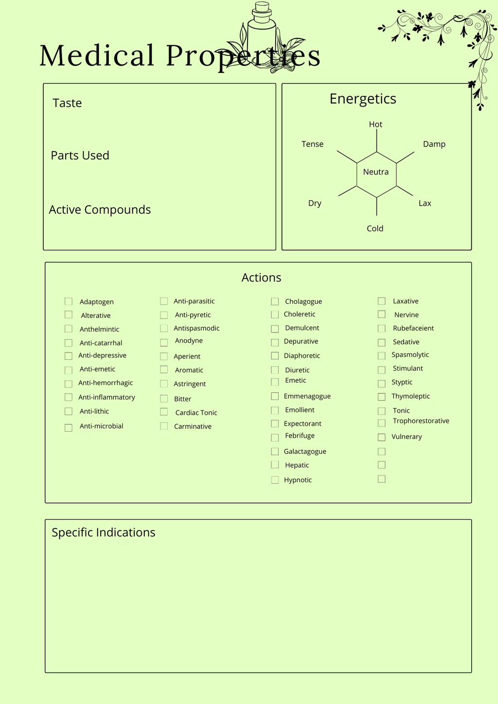 Herbs & Essential Oils Planner - GlamDigitalBossCo