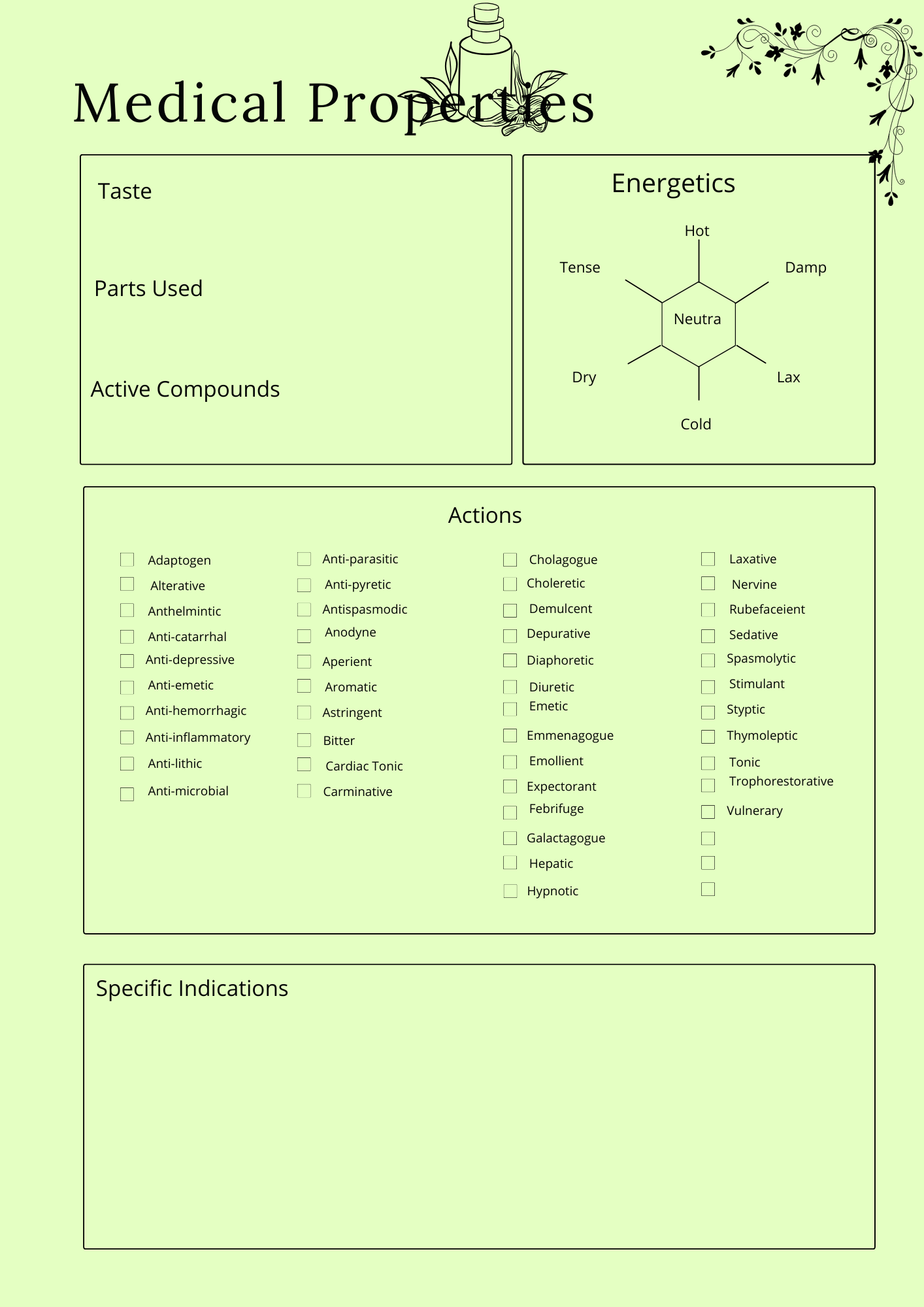 Herbs & Essential Oils Planner - GlamDigitalBossCo