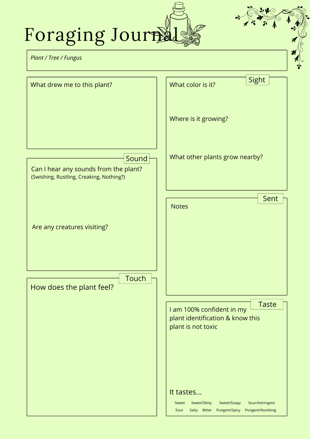 Herbs & Essential Oils Planner - GlamDigitalBossCo