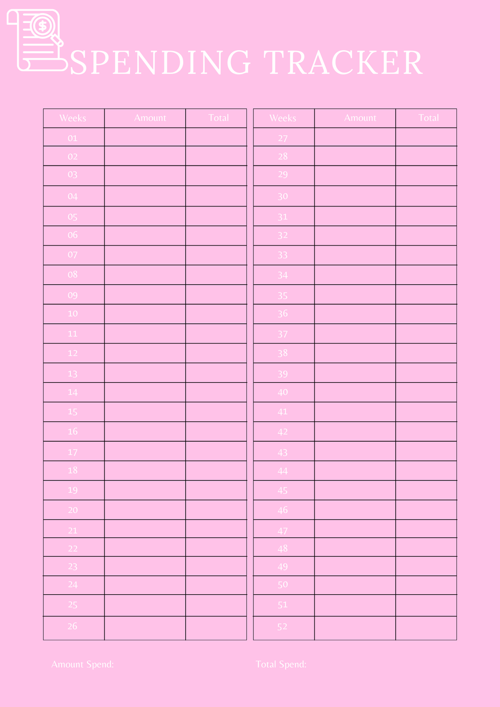 Household Management Planner - GlamDigitalBossCo